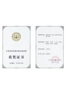  甘肃省高等教育成果奖